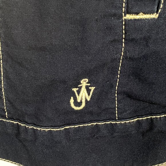 J.W.Anderson x Uniqlo Contrast Stitch Trucker Jacket Size XL - Picture 2 of 7